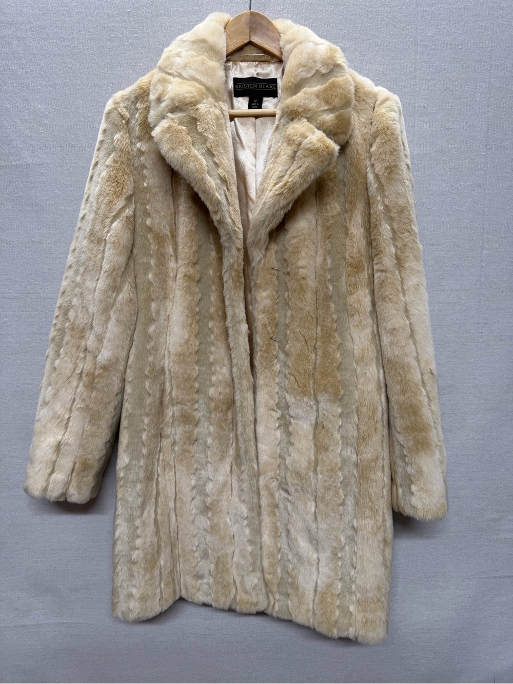 Kristen Blake Faux Fur Coat - size M